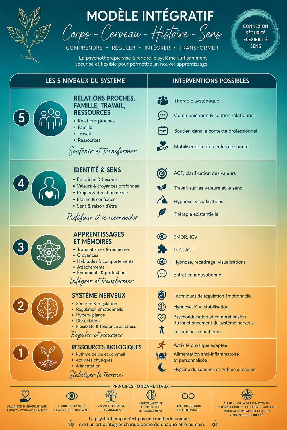 Integrativ psy infographie